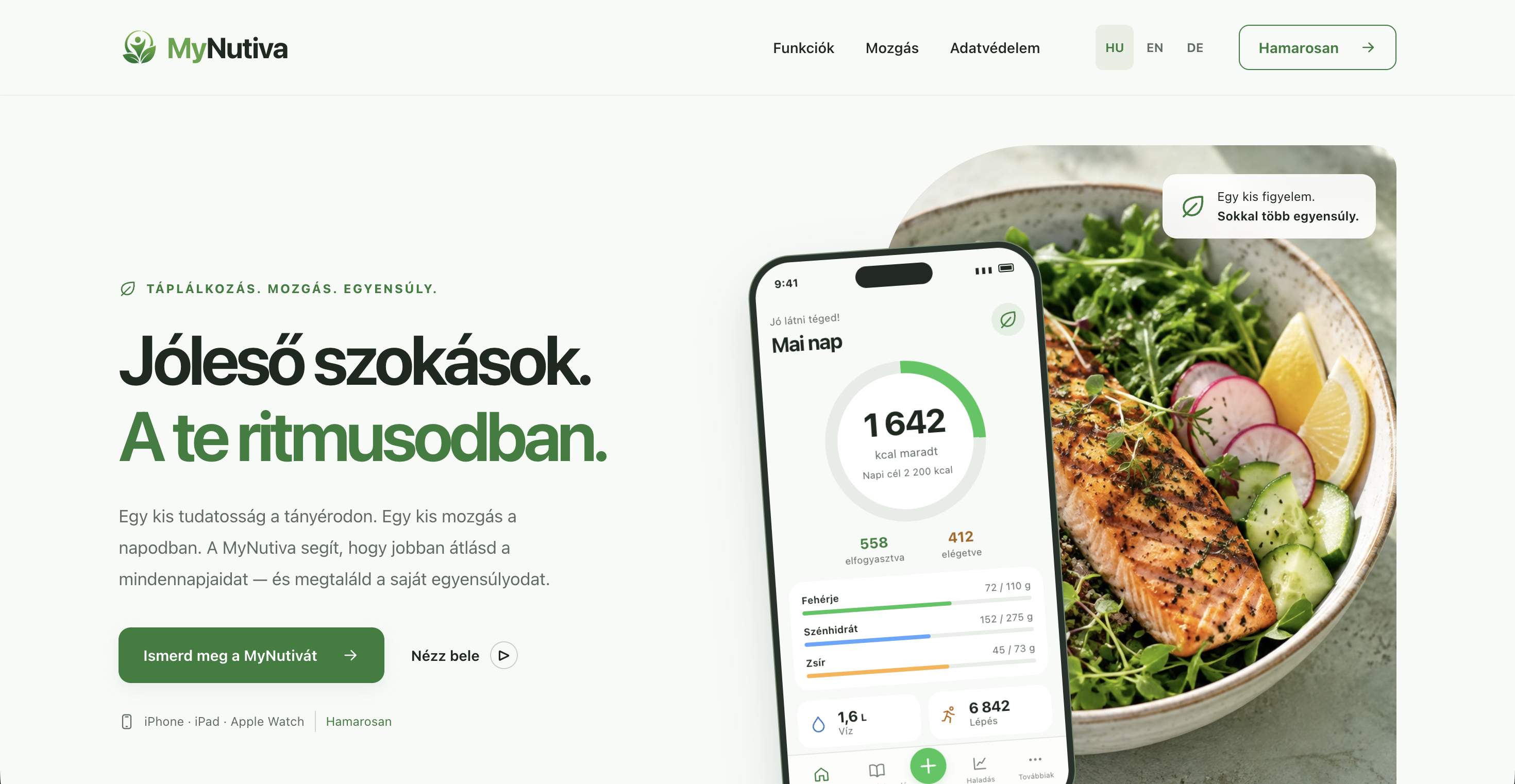 MyNutiva mobile app showcase