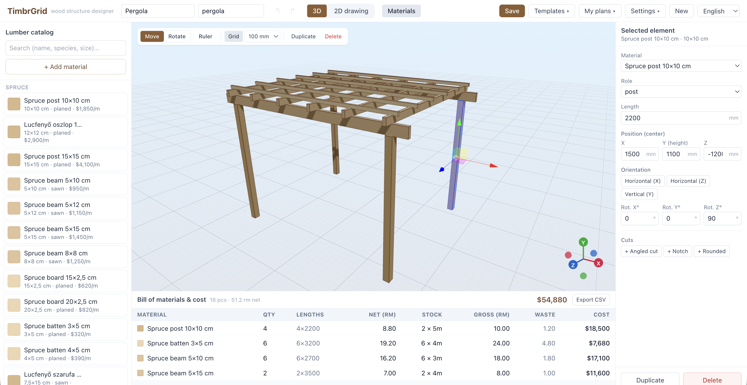 TimbrGrid application showcase